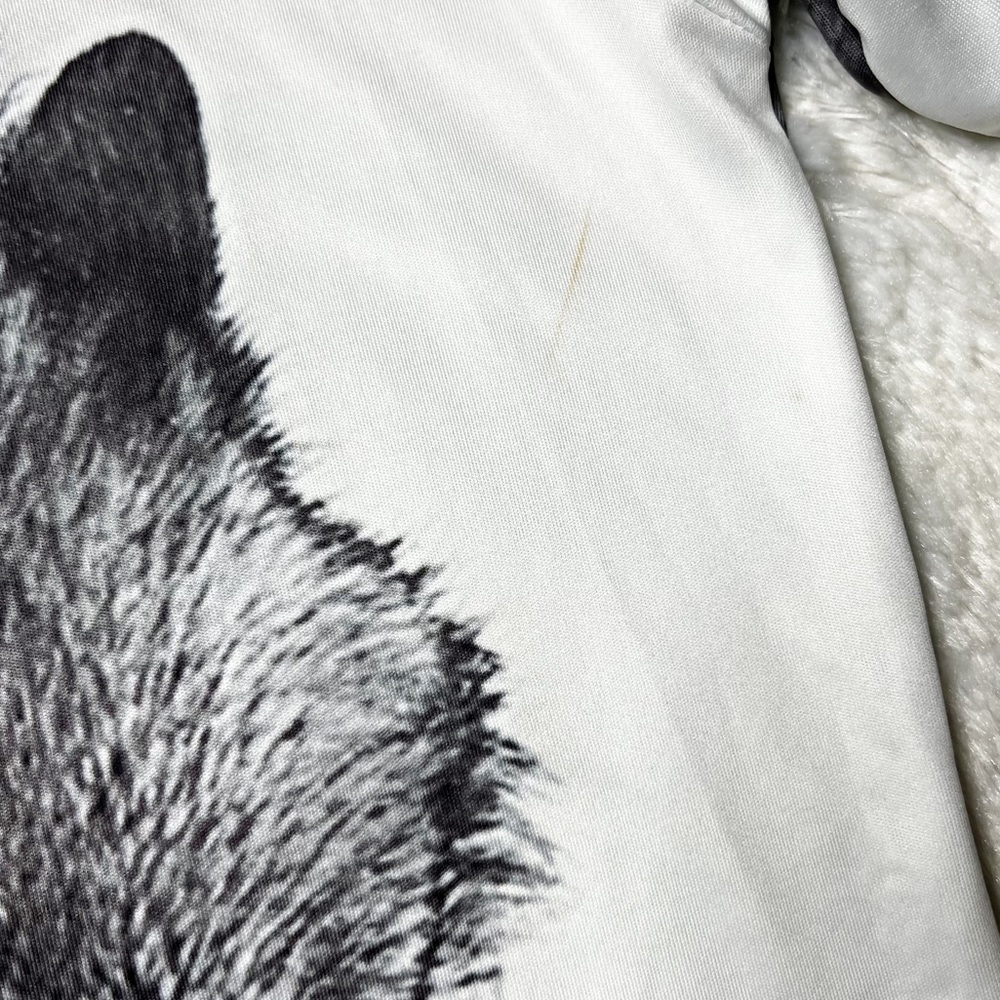 Forrest Snow Wolf 3D All Over Graphic Print Short Sleeve T-Shirt Unisex XL - Picture 8 of 12